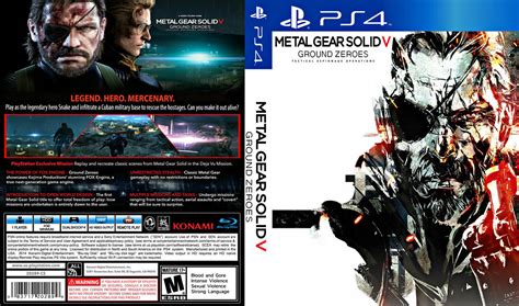 Metal Gear Solid V Ground Zeroes PS4 Cover Art by bodskih on DeviantArt