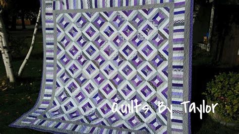 Purple And Gray Quilts Made To Order Https Etsy Listing