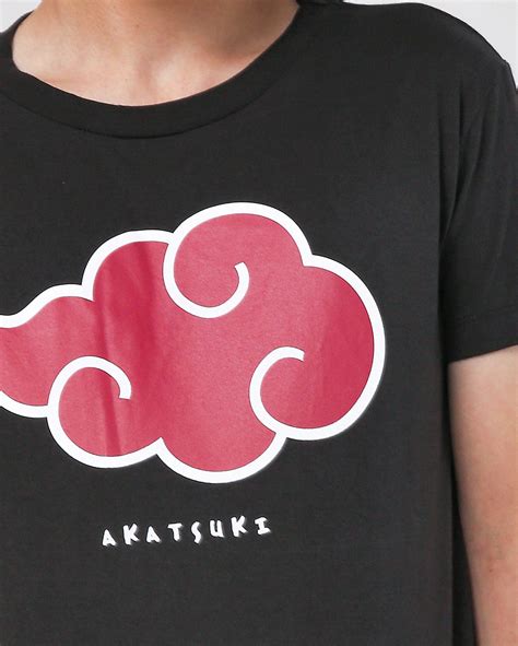 Camiseta Juvenil Akatsuki Preta Naruto FANLAB Oficial