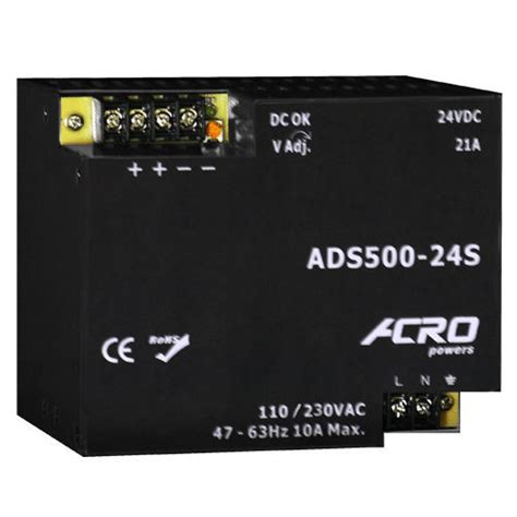 Alimentation électrique AC DC ADS500S series Acro Engineering inc