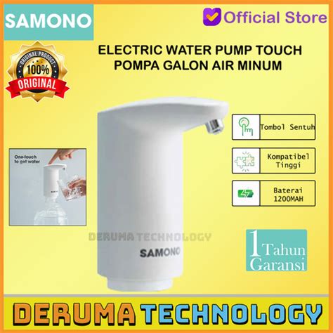 Jual SAMONO SW CQ01 ELECTRIC WATER PUMP TOUCH POMPA GALON AIR MINUM