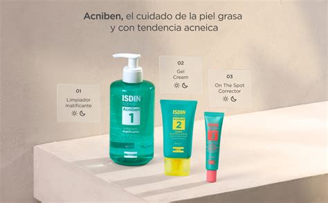 ISDIN ACNIBEN Paso 1 Gel Limpiador Matificante Facial con Ácido