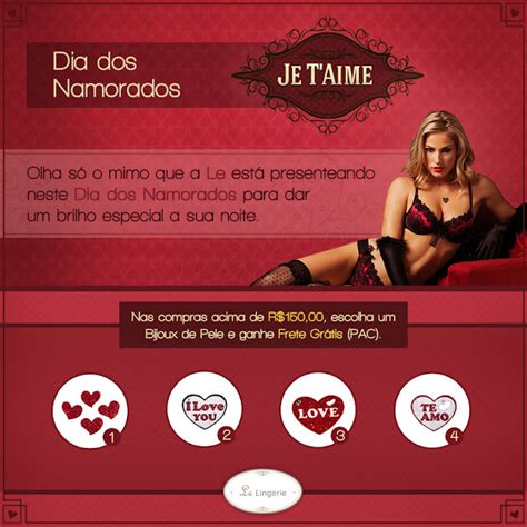 Lingeries Para O Dia Dos Namorados Brinde Especial Lingerie Dresser