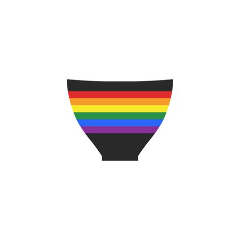 Gay Pride Rainbow Flag Stripes Custom Bikini Swimsuit Id D347230