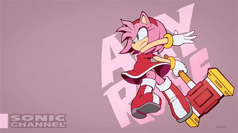 「new Official Wallpaper Artwork Of Amy Ro」tails Channel · Sonic The