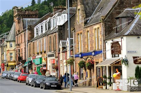 Callander The Trossachs National Park Scotland Great Britain Stock