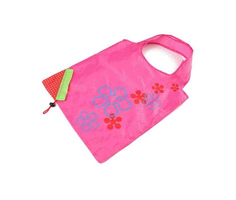 8pcs Eco Friendly Reusable Large Capacity Foldable Creative Strawberry Supermarket Shopping Bags