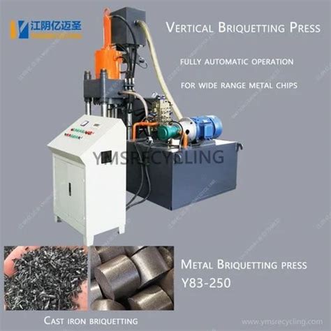 New Automatic Hydraulic Cast Iron Briquetting Press Machine At Best