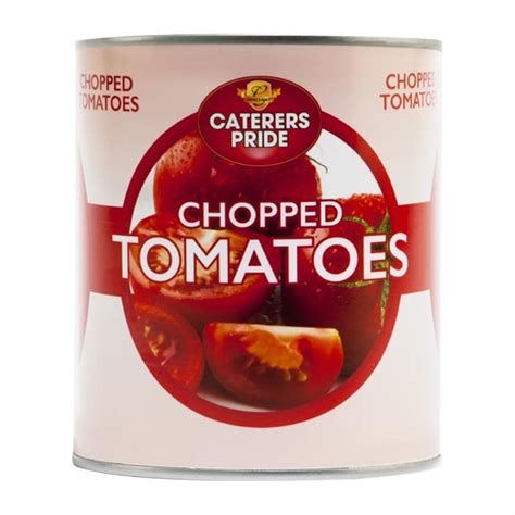 Caterers Pride Chopped Tomatoes 800g 6 Pack Hw324 Nisbets