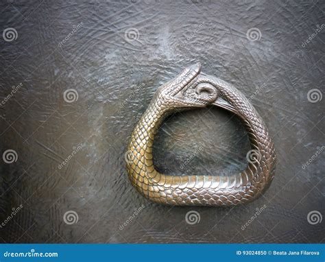 Ouroboros Snake Eating Its Own Tail A Snake Swallowing Its Tail