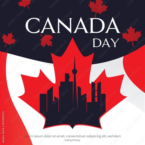 Canada Day 2023 Vector illustration Stock Vector | Adobe Stock