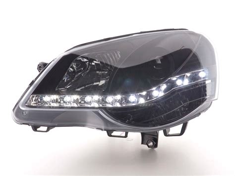 Scheinwerfer Set Daylight Led Tfl Optik Vw Polo Typ N Bj