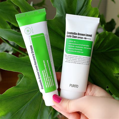 PURITO Centella Green Level Recovery Cream & Safe Sun | Korean Skincare ...