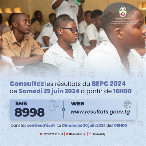 BEPC 2024 au Togo voici comment consulter les résultats afrikahabari