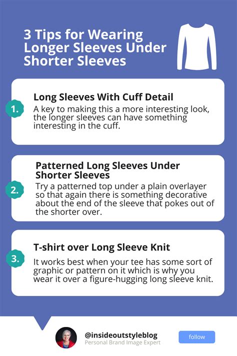 3 Tips For Wearing Longer Sleeves Under Shorter Sleeves — Inside Out Style