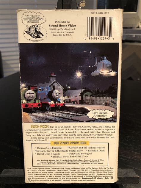 Thomas The Tank Engine And Friends Gets Bumped Other Stories Vhs 1992 Rare Cult 95492120732 Ebay