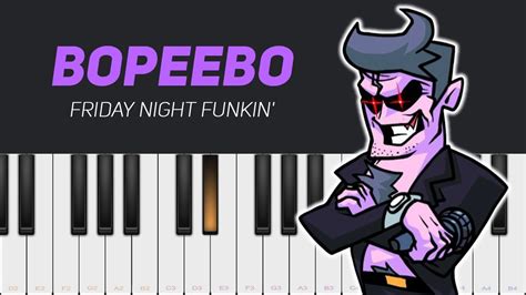 Friday Night Funkin Bopeebo Instrumentalmobile Piano Covereasy