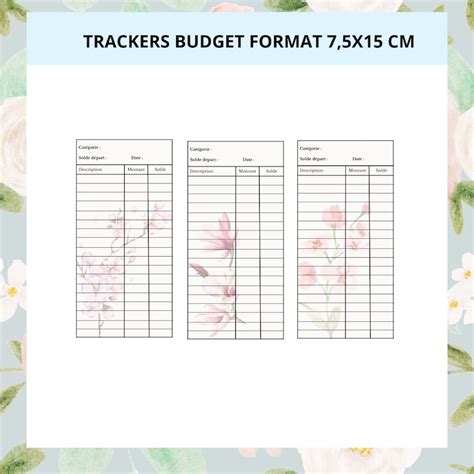 Tiquettes Et Trackers Pour Enveloppes Budget Zip A En Fran Ais Pdf