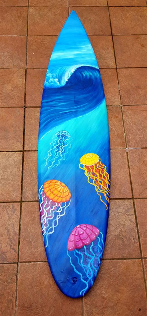 Surfboard Art — STEPHANIE BOINAY ART | Surfboard art, Surfboard art ...