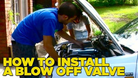 How To Install A Blow Off Valve Diy Youtube