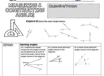 Big Ideas Geometry Chapter Measuring Constructing Angles By Vee