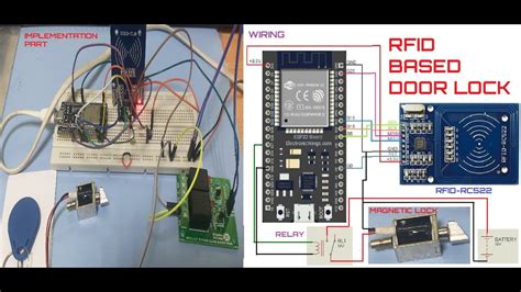 Rfid Esp Based Door Lock Youtube