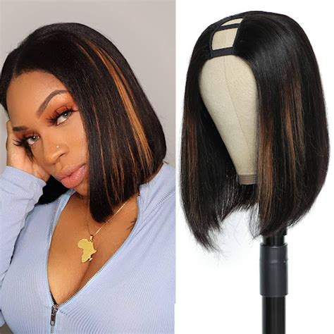 Yaki Straight U Part Wig For Sale Update Tattooed Martha