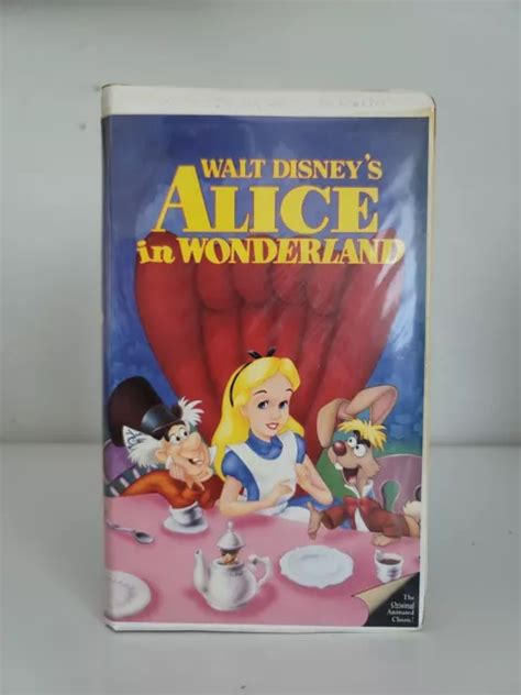 Alice In Wonderland Black Diamond Vhs Walt Disney The Classics Vhs