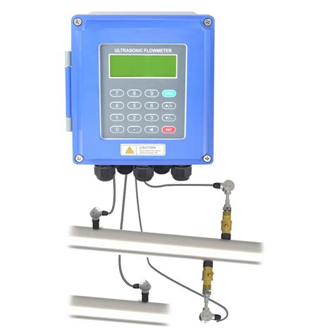 Shanghai Gn Industrial Clamp On Liquid Water Ultra Sonic Flow Meter