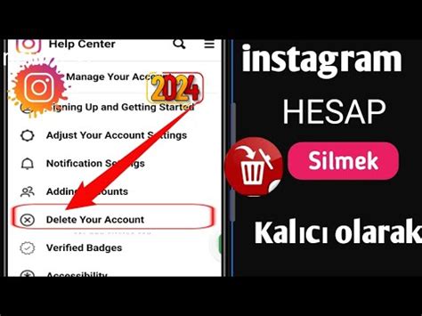 Instagram Hesab Nas L Silinir Yeni G Ncelleme Youtube