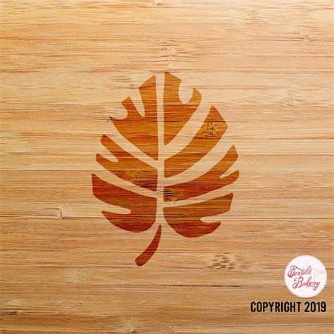 Monstera Stencil Monstera Stencil Leaves Stencil Tropical Etsy