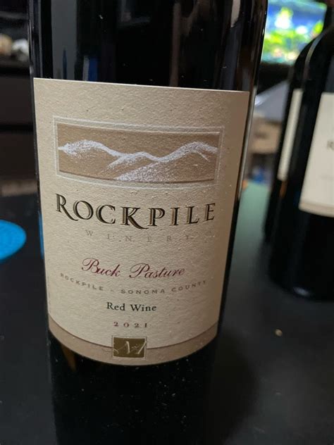 Rockpile Winery Mauritson Buck Pasture Usa California Sonoma