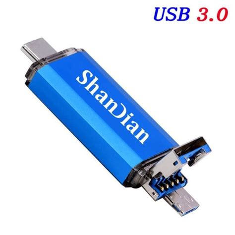 Cle Usb Blue Go China Cl Usb Otg En Micro Usb Type C