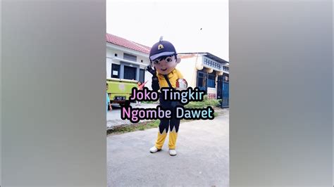 Badut Boboiboy Tanah Ngajak Joged Joko Tingkir Ngombe Dawet Badut