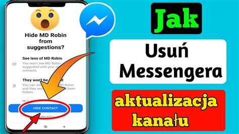 Jak Usun Aktualizacj Kana U Messenger Aktualizacja Statusu