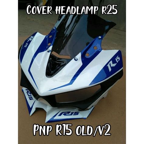 Jual Headlamp Winglet Yamaha R15 V1 V2 Model Yamaha R25 Shopee