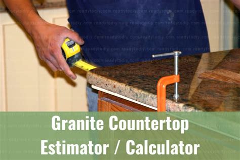 Granite Countertop Estimator Calculator Ready To Diy