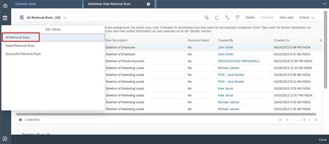 Deleting Setting The Employee Data To Obsolete In Sap C4c