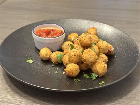 Deep Fried Crispy Mini Mozzarella Balls — Cooking With Anadi