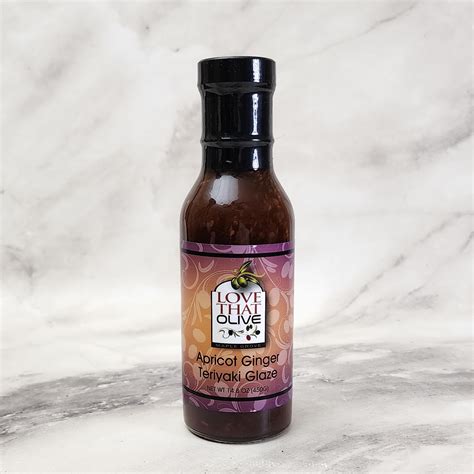 Apricot Ginger Teriyaki Glaze Love That Olive