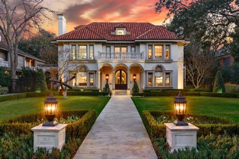 Estate Of The Day 9 9 Million Luxurious Mansion In Highland Park Texas