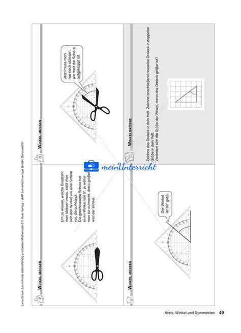 Kreis Winkel Und Symmetrien Meinunterricht