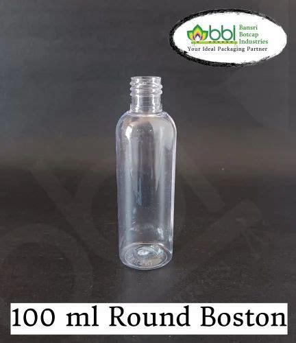 100ml Boston Round Pet Bottles At Rs 3 Piece Cosmetic Bottle In