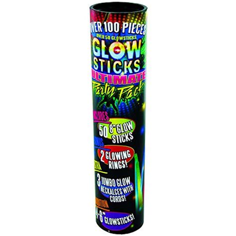 Its My Year Glow Stick Tube Pack 100 Piece Multicolor Ult Glo Glow Sticks Glow Stick