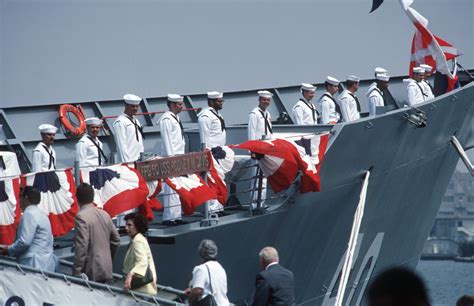 Guests Board The Newly Commissioned Guided Missile Frigate Uss Rodney M