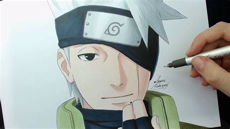 Kakashi Color Naruto Drawings