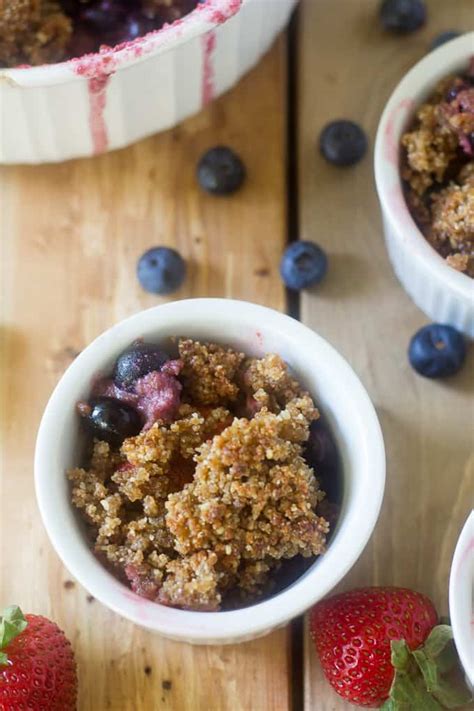 Berry Crumble Breakfast Bake Paleo And Vegan