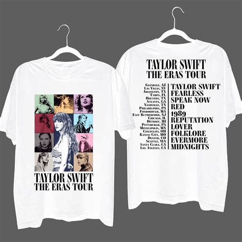 Ts Eras Tour Two Sided Shirt The Eras Tour Merch Taylor Eras Tour