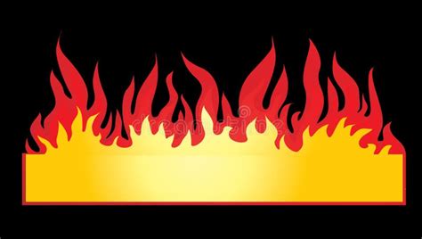 Fire Banner Background Royalty Free Stock Photos Image 7600678