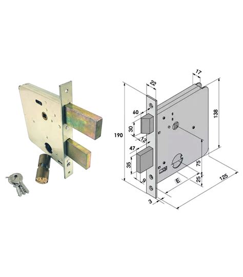 Serrure Mortaiser Avec Tours Et P Ne Demi Tour Pour